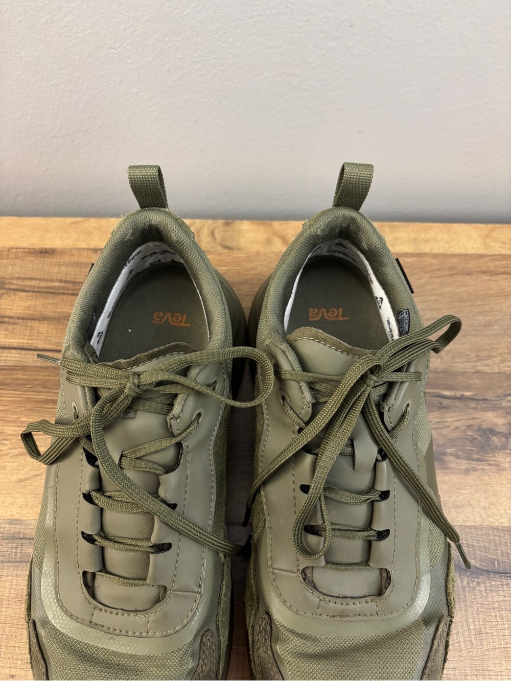 Teva Geotrecca Low RP Lace Up Hiking Athletic Shoe Green Women’s - Picture 6 of 11